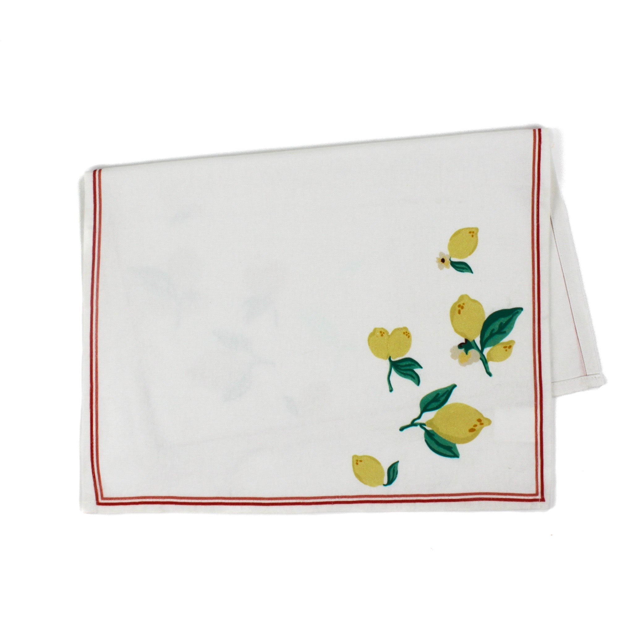 Garden Party Lemon Tea Towel/Dish Towel/Guest Towel