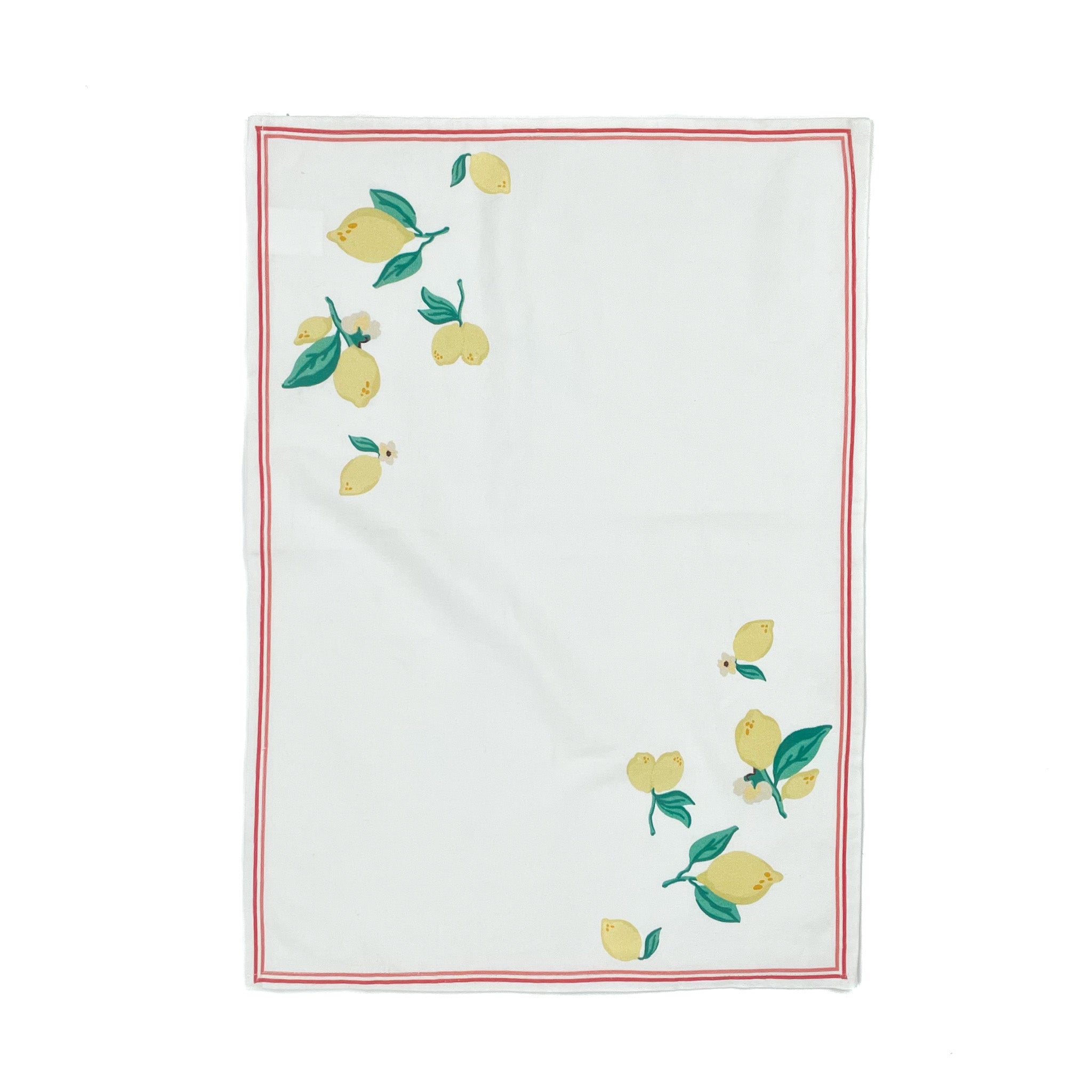 Garden Party Lemon Tea Towel/Dish Towel/Guest Towel