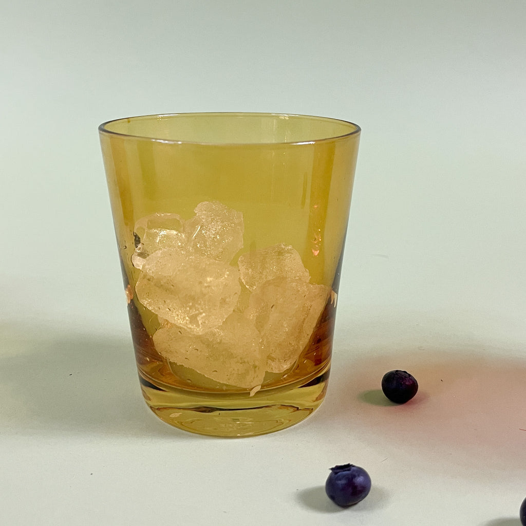 Low-Ball Colored Drinking Glasses, Set of 4