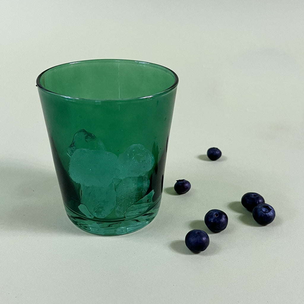 Low-Ball Colored Drinking Glasses, Set of 4