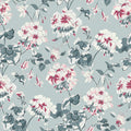 Cottage Grove Unpasted Geranium Wallpaper - Periwinkle Blue