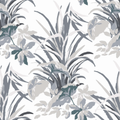 Jungle Road Palm Leaf Fabric - Oyster Grey