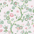 Temple Garden Chinoiserie Fabric - Celadon Green