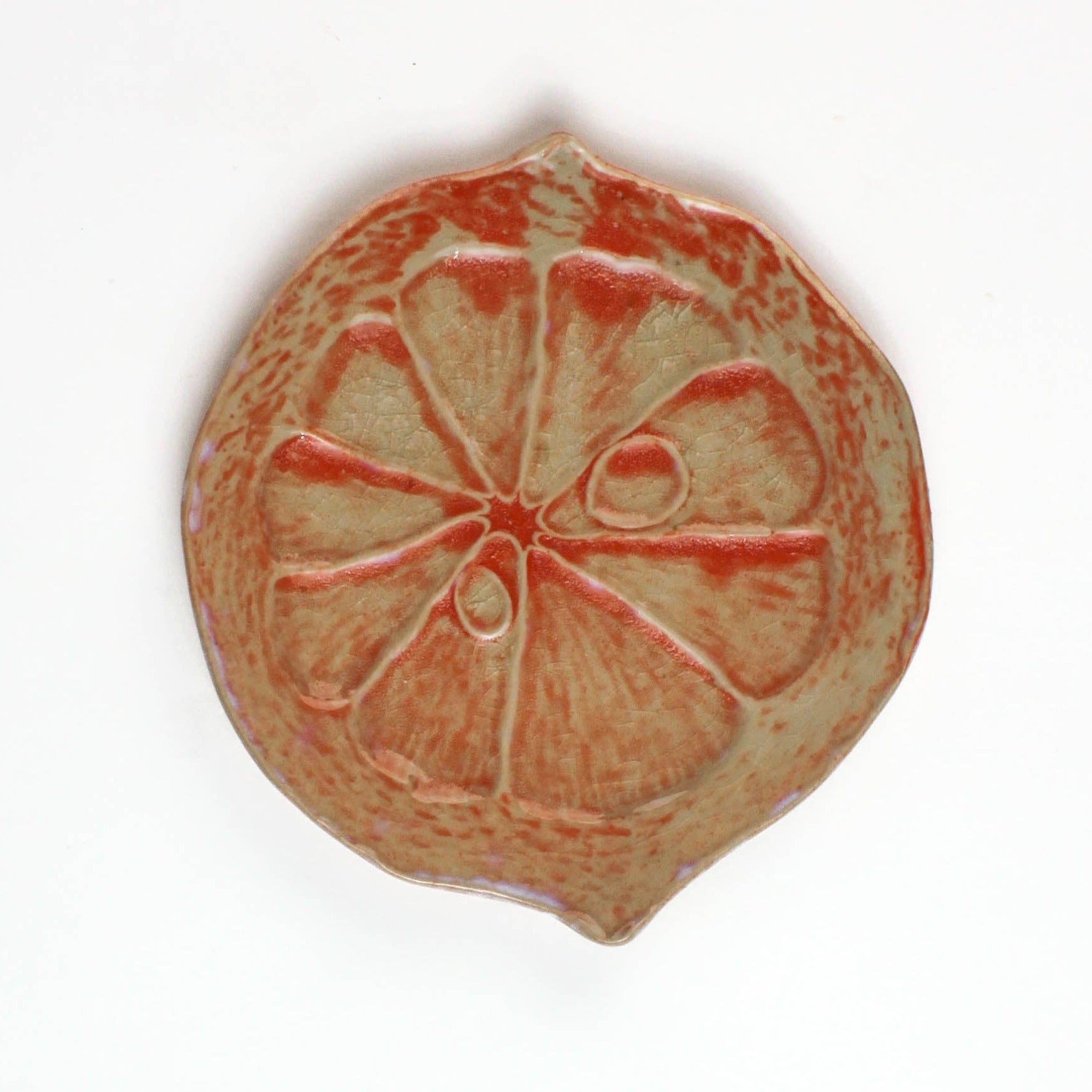 Ceramic Citrus Plates, Set of 3