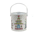 Christmas Pagodas 3-Quart Acrylic Ice Bucket
