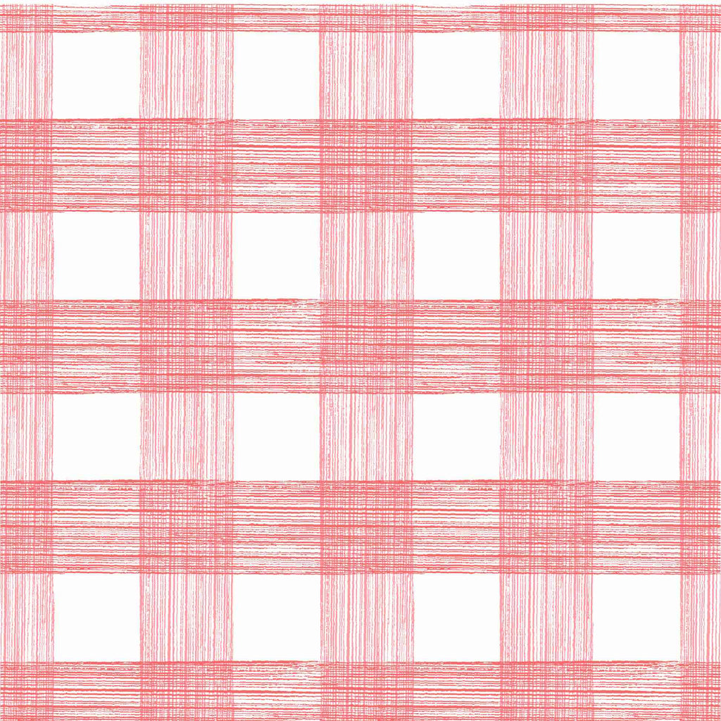 Gin Lane Unpasted Wallpaper - Rhubarb