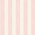 Georgica Unpasted Stripe Wallpaper - Rose Pink