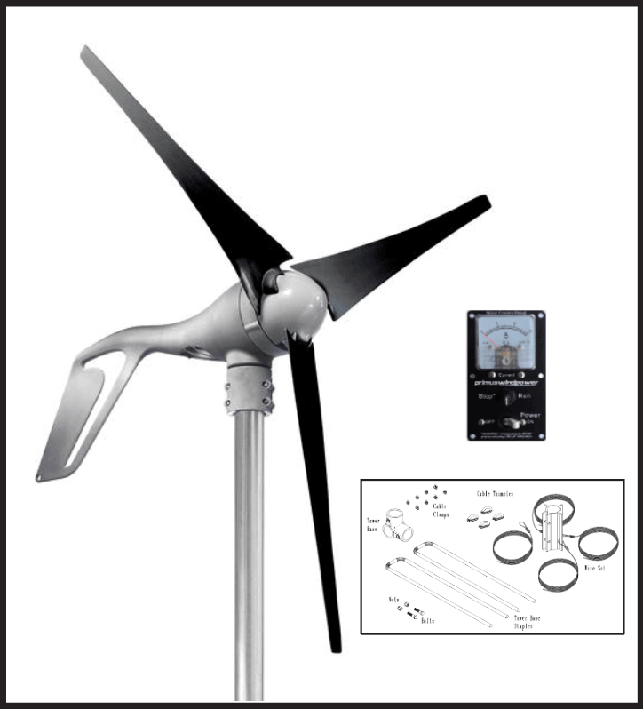 Primus Wind Power Air 40 + Control Panel + 27' Tower Kit