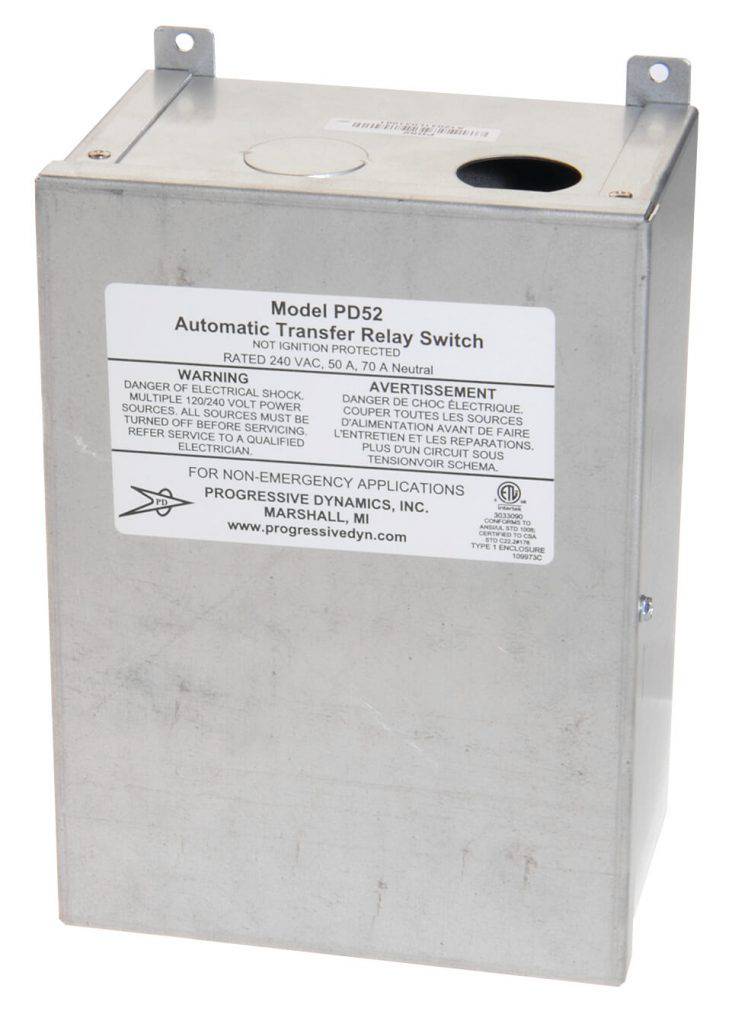 Progressive Dynamics 50A 120/240V Automatic Transfer Switch
