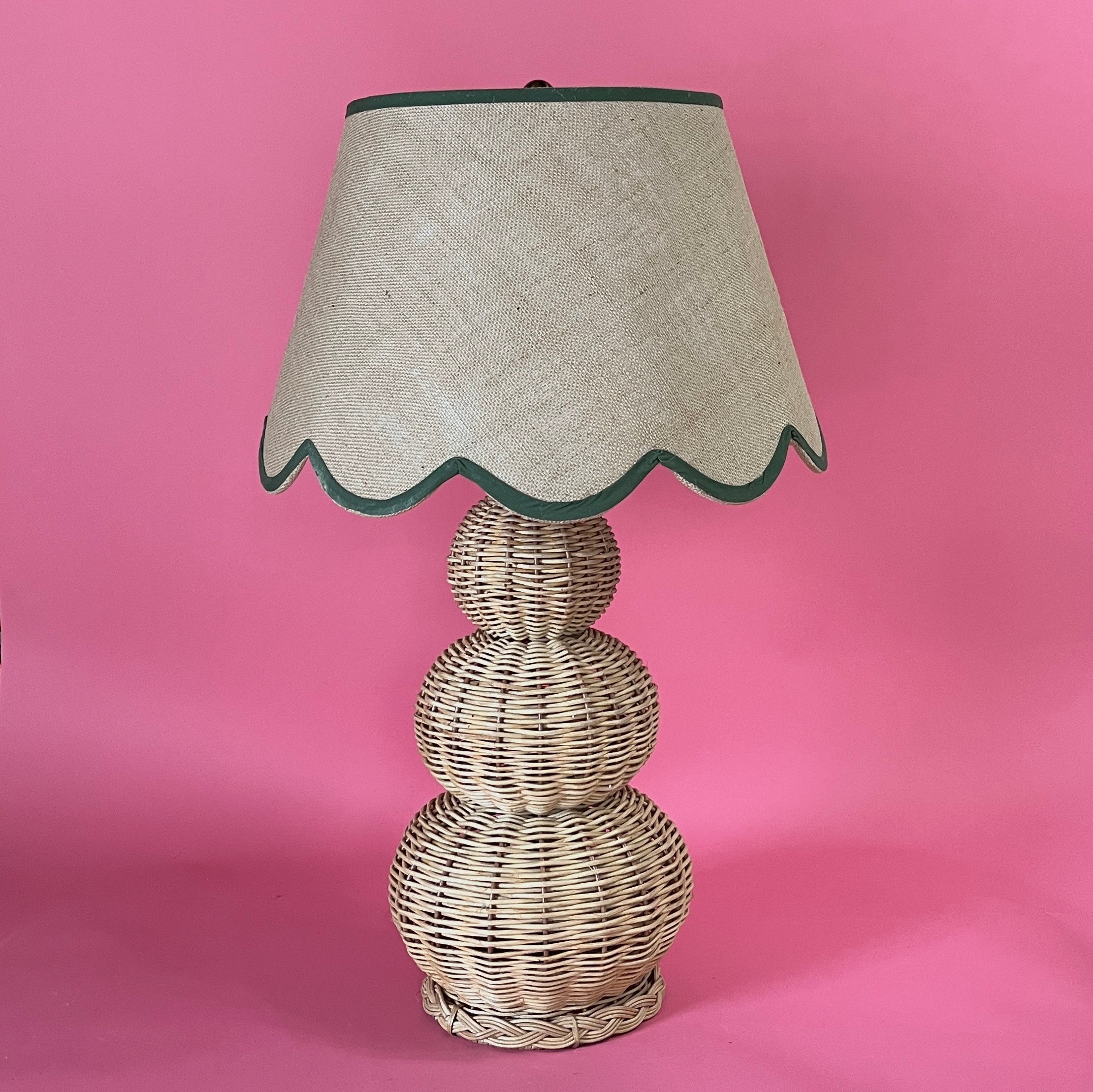 Large Rattan Lamp