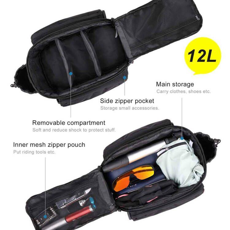 VTUVIA Rear Seat Bike Pannier Bag