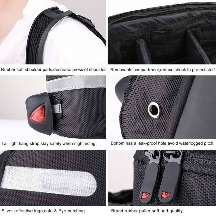 VTUVIA Rear Seat Bike Pannier Bag