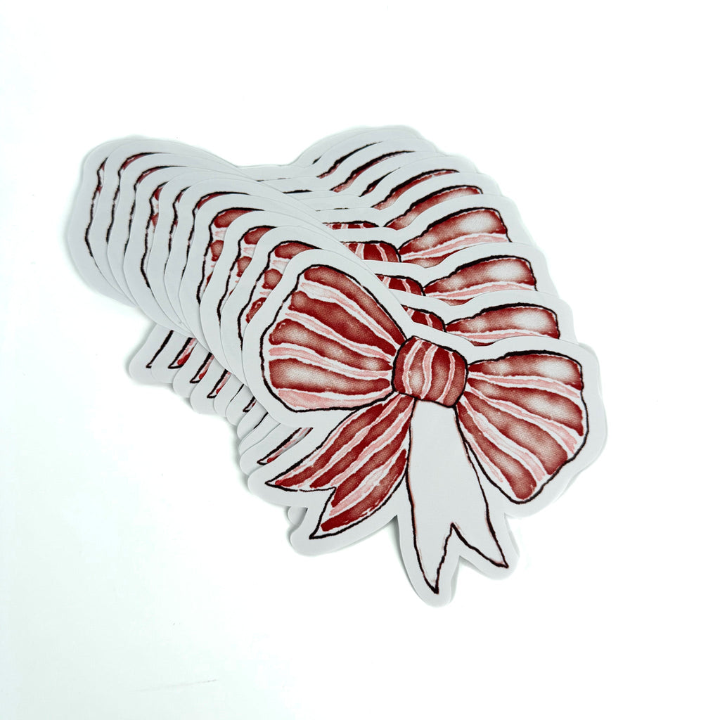 Shaped Bow Place Cards, Set of 12 - Red
