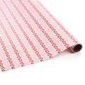 Harbor Trail Pink and Red Stripe Gift Wrapping Paper
