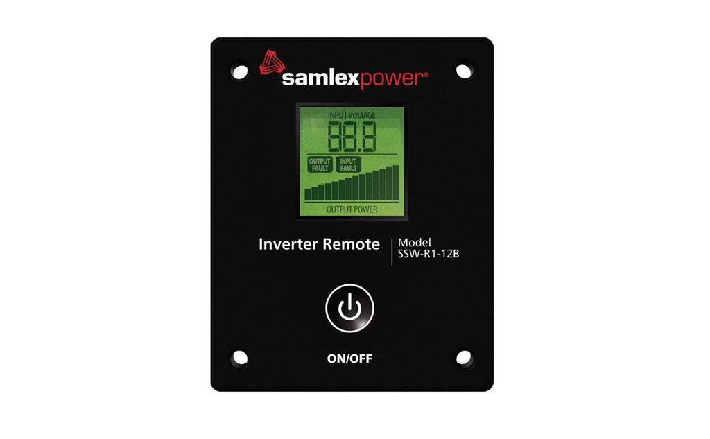 Samlex 1,500W 12A SSW Pure Sine Wave Inverter With Digital Remote