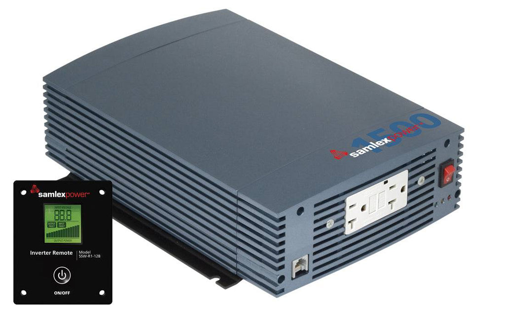 Samlex 1,500W 12A SSW Pure Sine Wave Inverter With Digital Remote