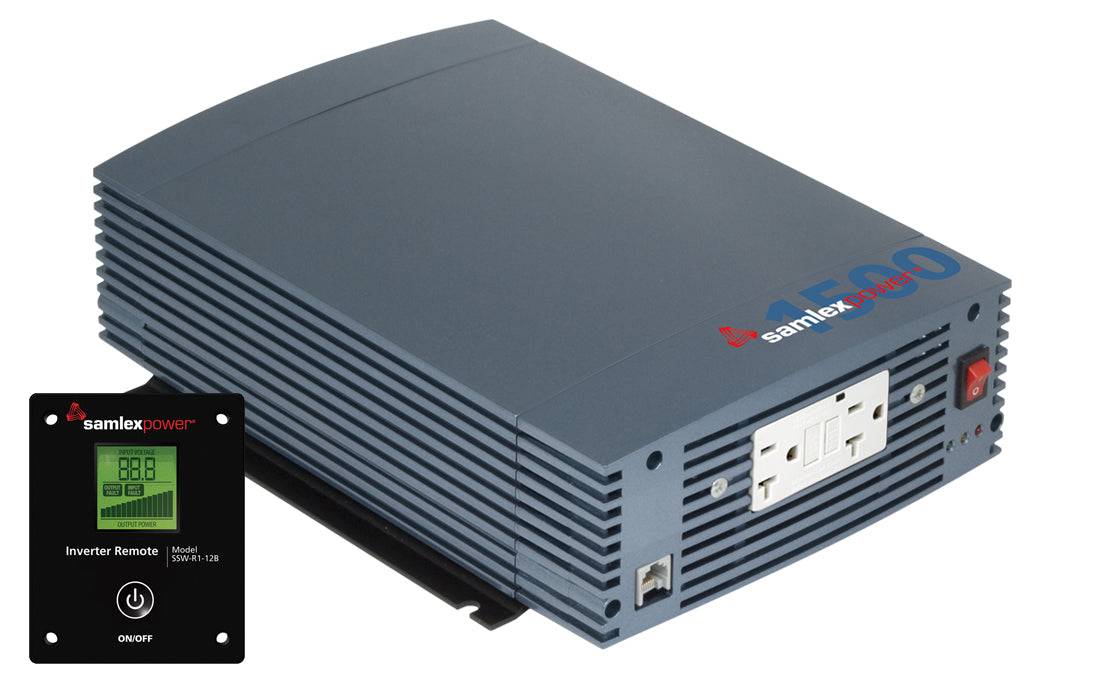 Samlex 1,500W 12A SSW Pure Sine Wave Inverter With Digital Remote