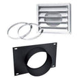 SBI 5" Fresh Air Intake Kit For Wood Stove On Pedestal