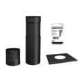 SBI 6" To The Ceiling Single Wall Pipe Kit - Black