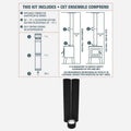 SBI 6" To The Ceiling Double Wall Pipe Kit