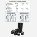 SBI 6" To The Wall Double Wall Pipe Kit