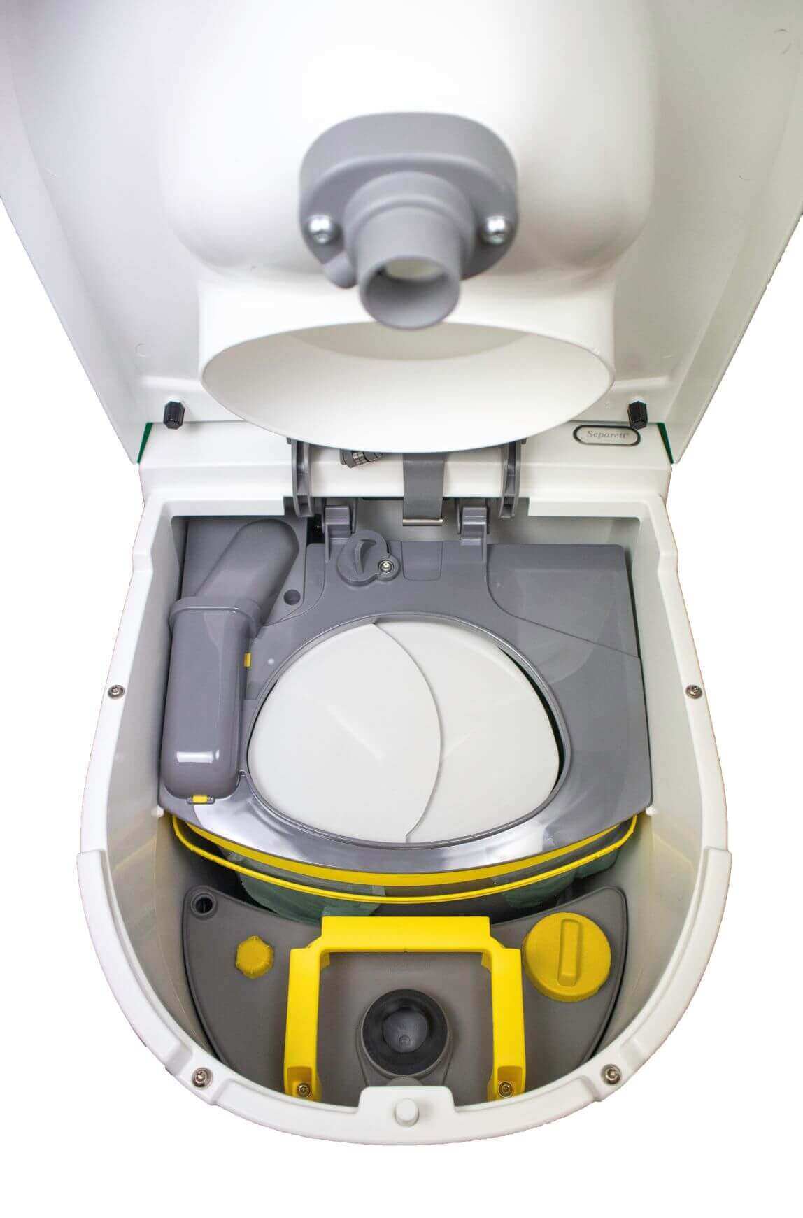 Separett Tiny 1270 Toilet With Internal Urine Tank