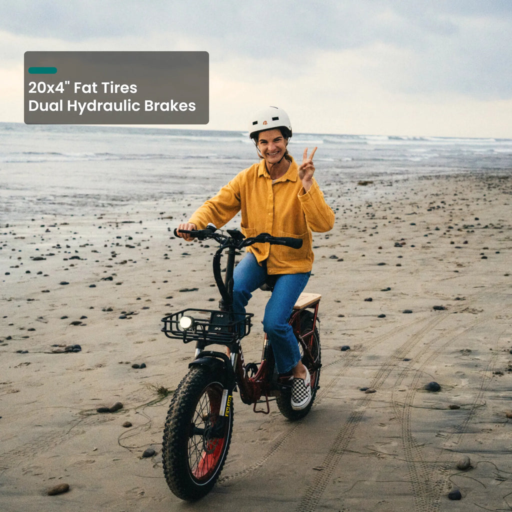 VTUVIA SF20H Folding Ebike Green