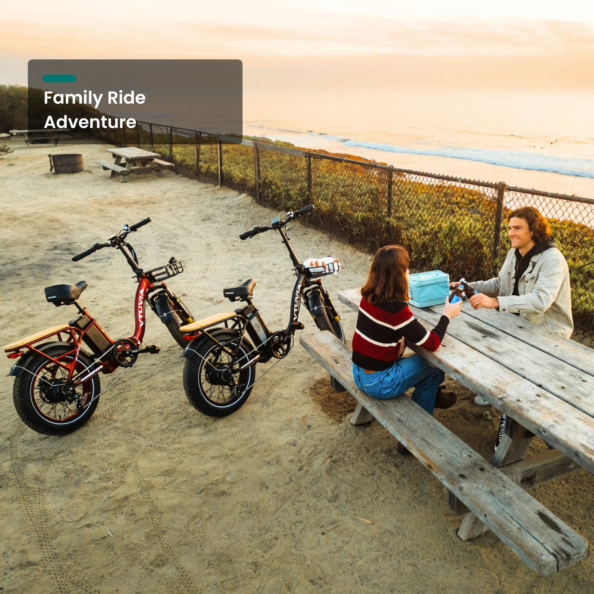 VTUVIA SF20H Folding Ebike Red