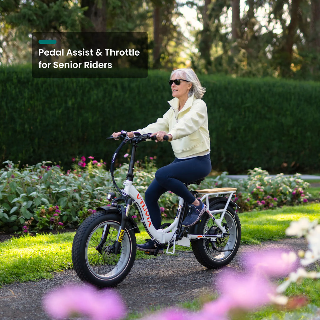 VTUVIA SF20H Folding Ebike Black