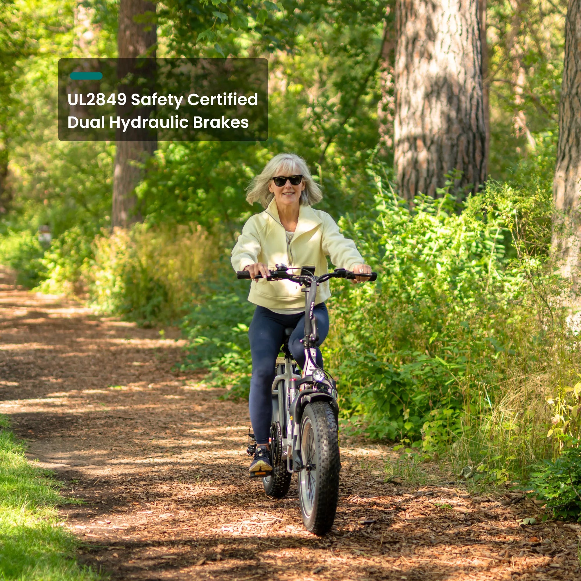 VTUVIA SF20H Folding Ebike Black