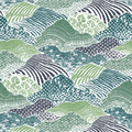 Shangri-La Unpasted Wallpaper - Palm Green