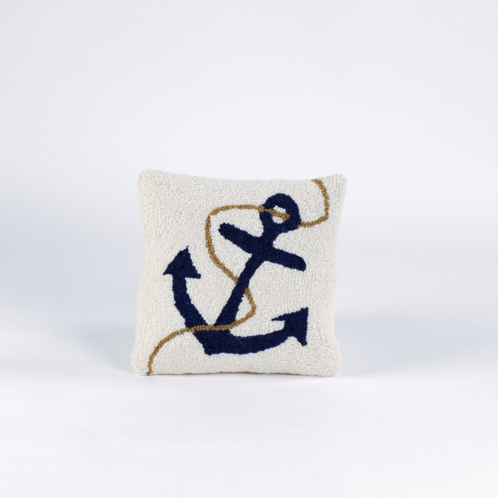 Anchor/Rope Nautical Pillow