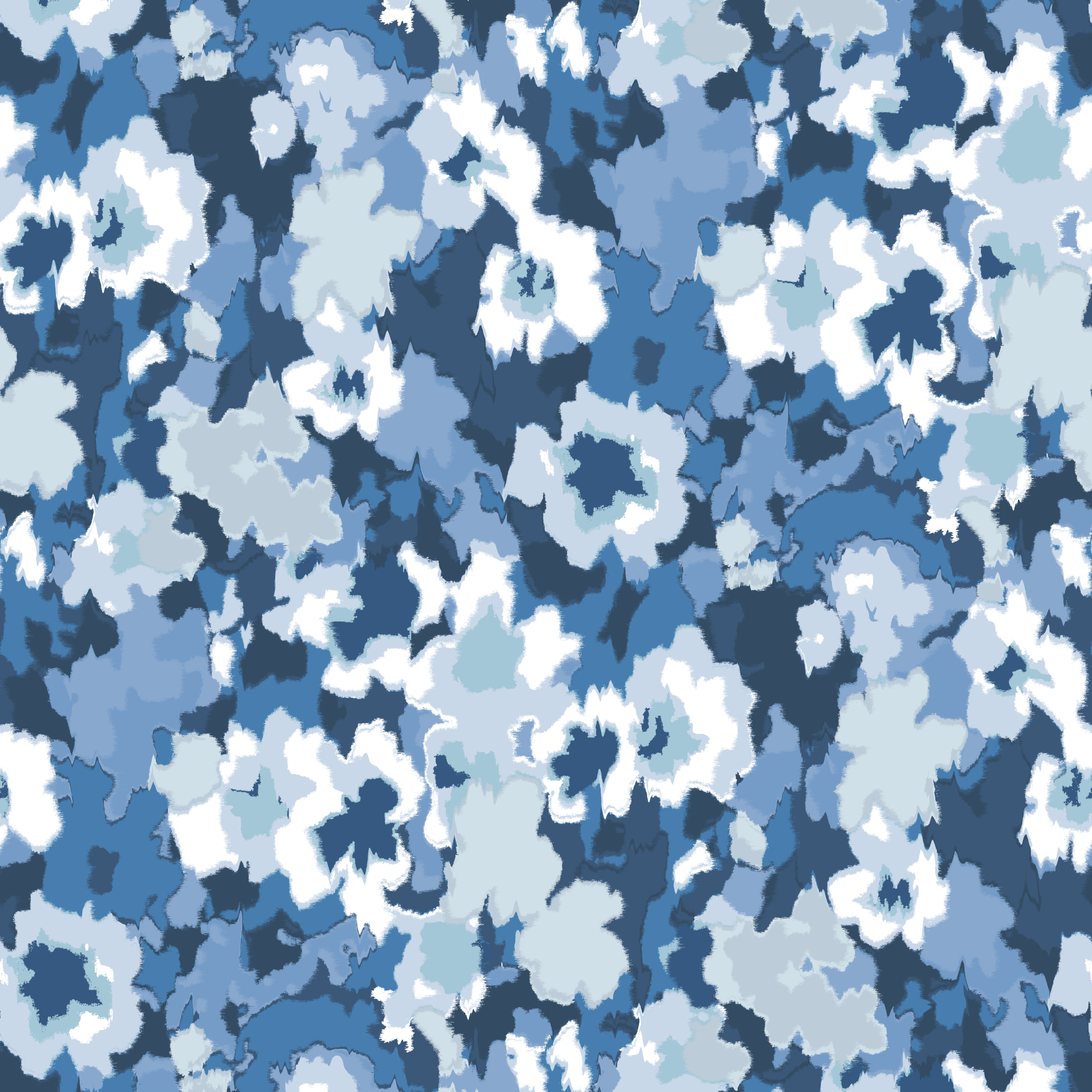 Sissinghurst Fabric - Ocean Blue