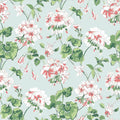 Cottage Grove Unpasted Geranium Wallpaper - Sky Blue