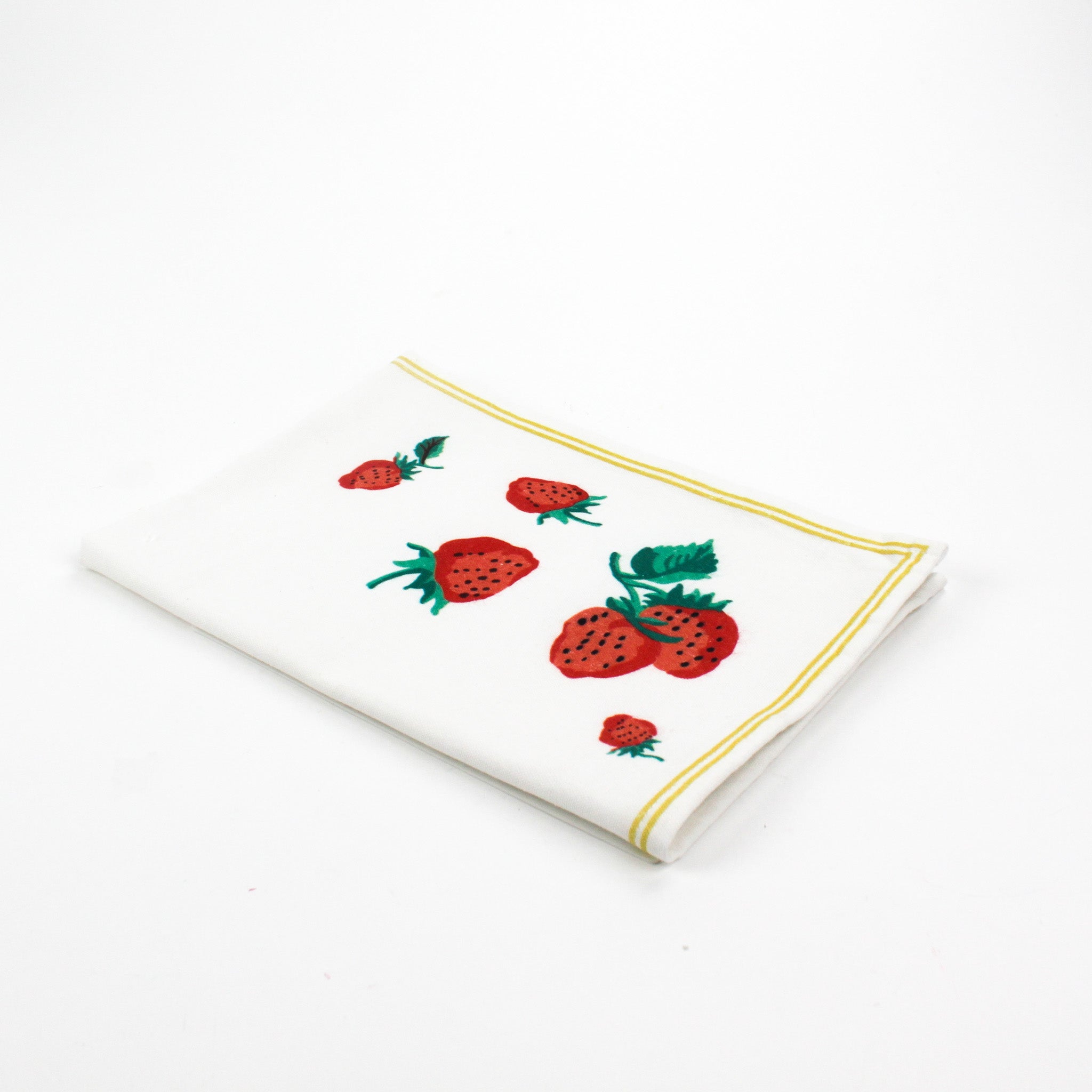 Garden Party Strawberry Tea Towel/Dish Towel/Guest Towel