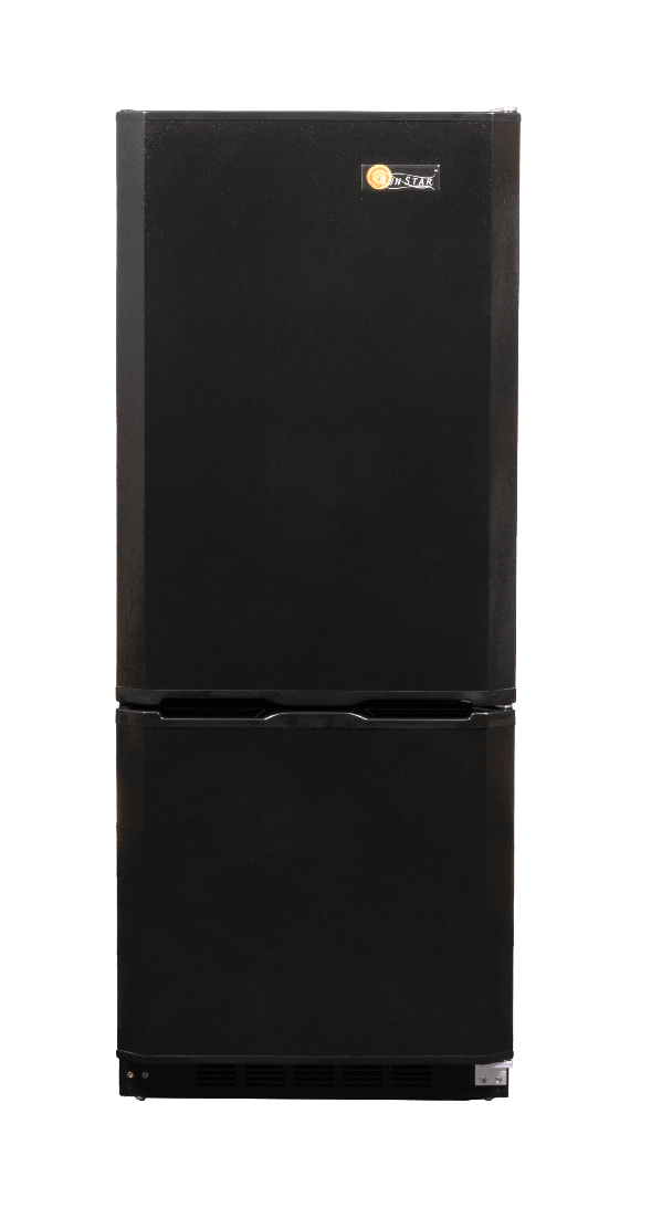 SunStar 10CU Solar DC/AC Refrigerator - Black