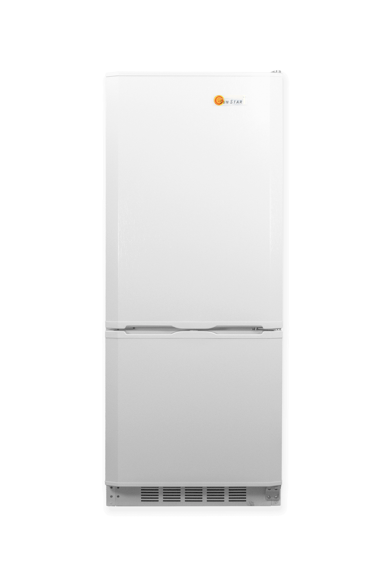 SunStar 10CU Solar DC/AC Refrigerator - White