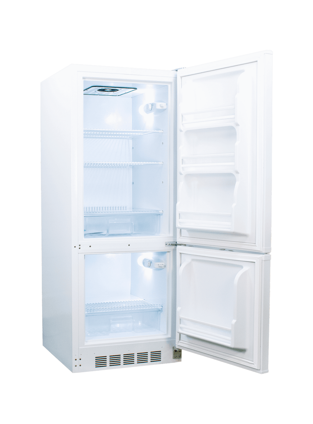 SunStar 10CU Solar DC/AC Refrigerator - White