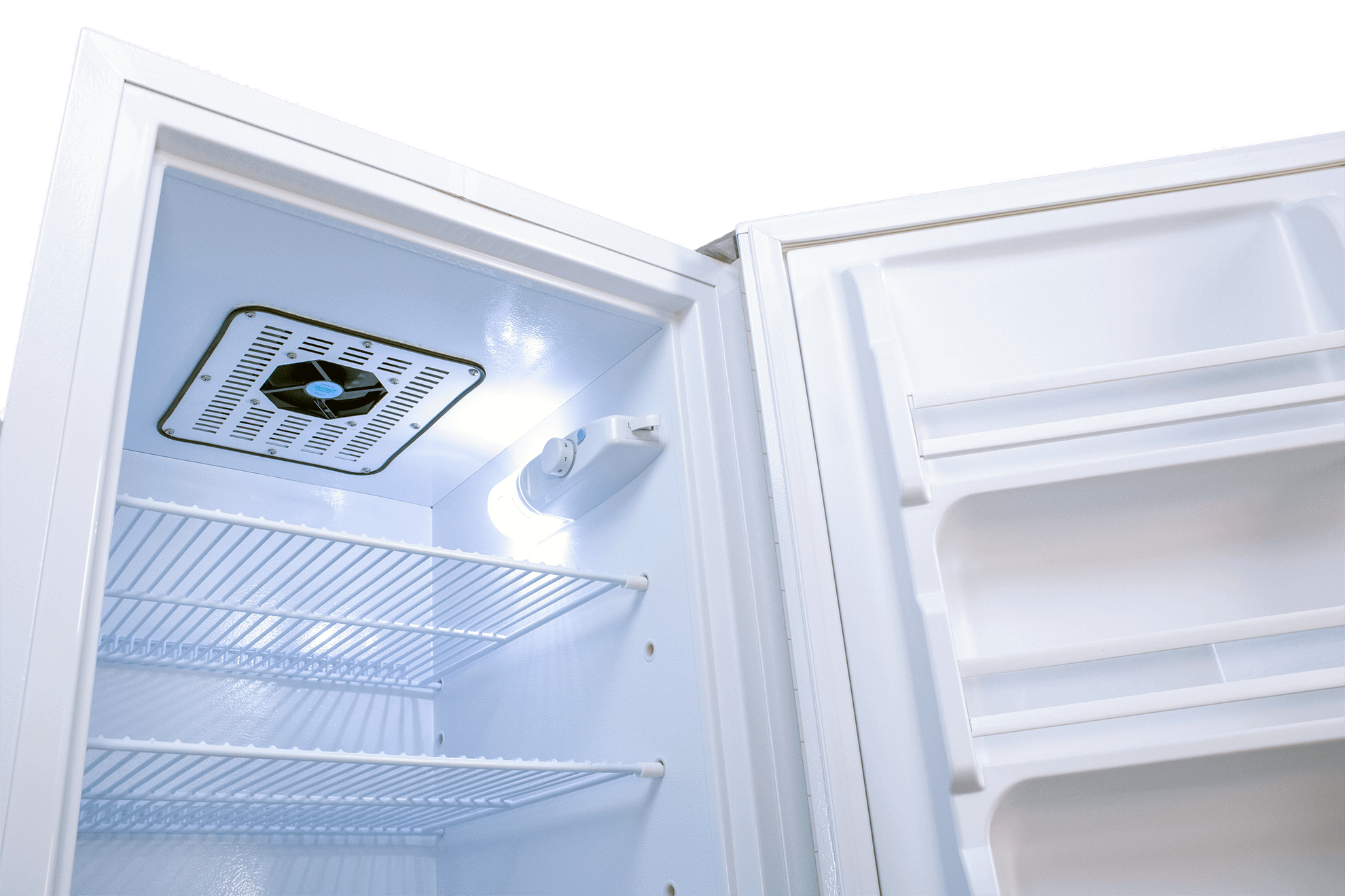SunStar 10CU Solar DC/AC Refrigerator - White
