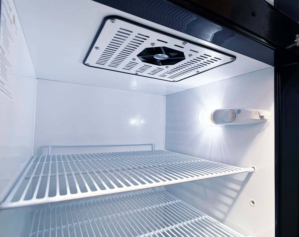 SunStar 16CU Solar/DC Refrigerator - Stainless Steel