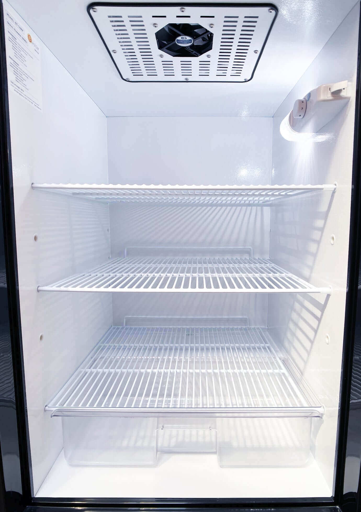 SunStar 16CU Solar/DC Refrigerator - Stainless Steel