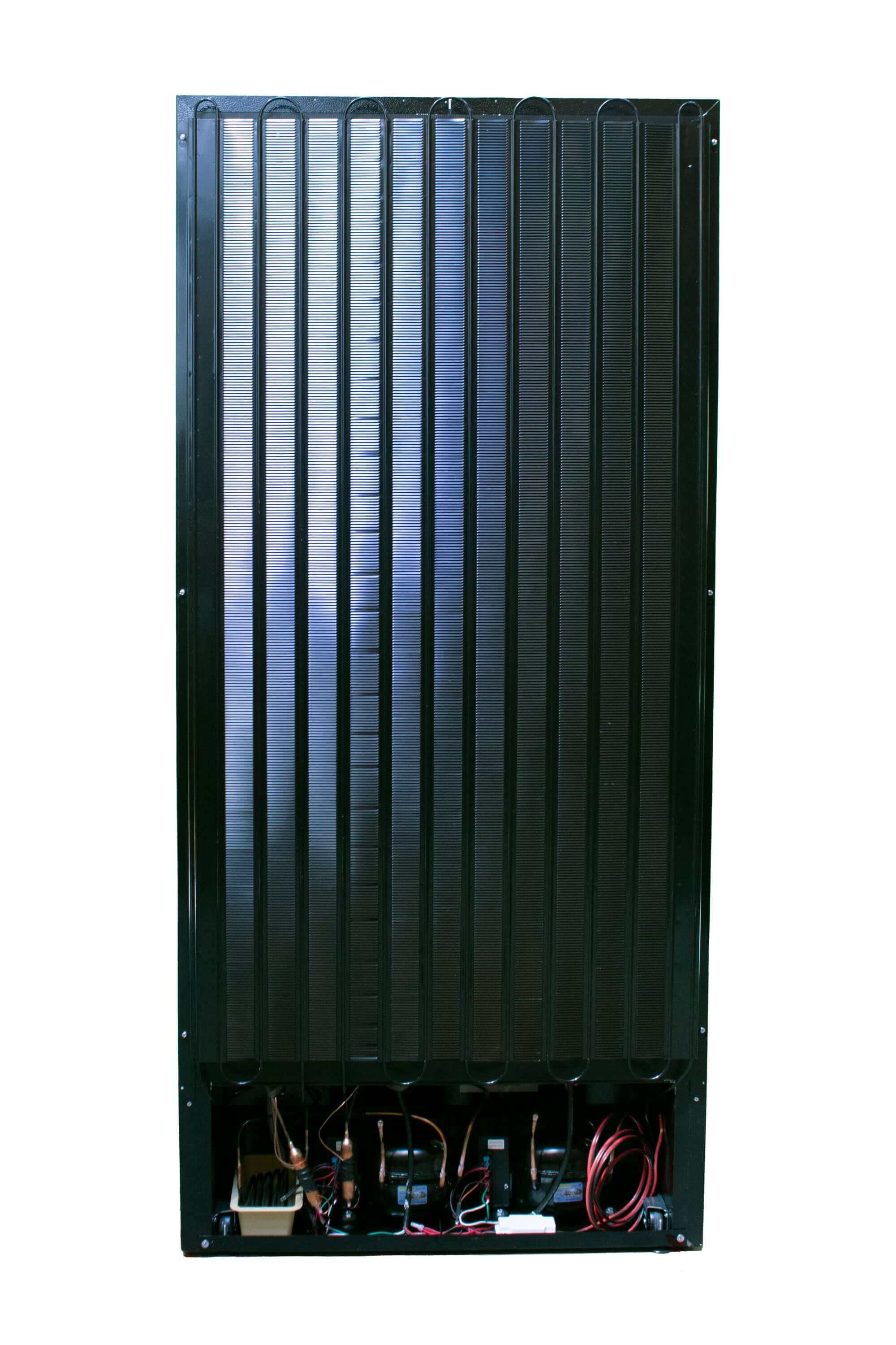 SunStar 16CU Solar/DC Refrigerator - Black
