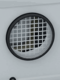 Cinderella Inlet Grid - Steel White