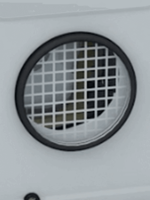 Cinderella Inlet Grid - Steel White