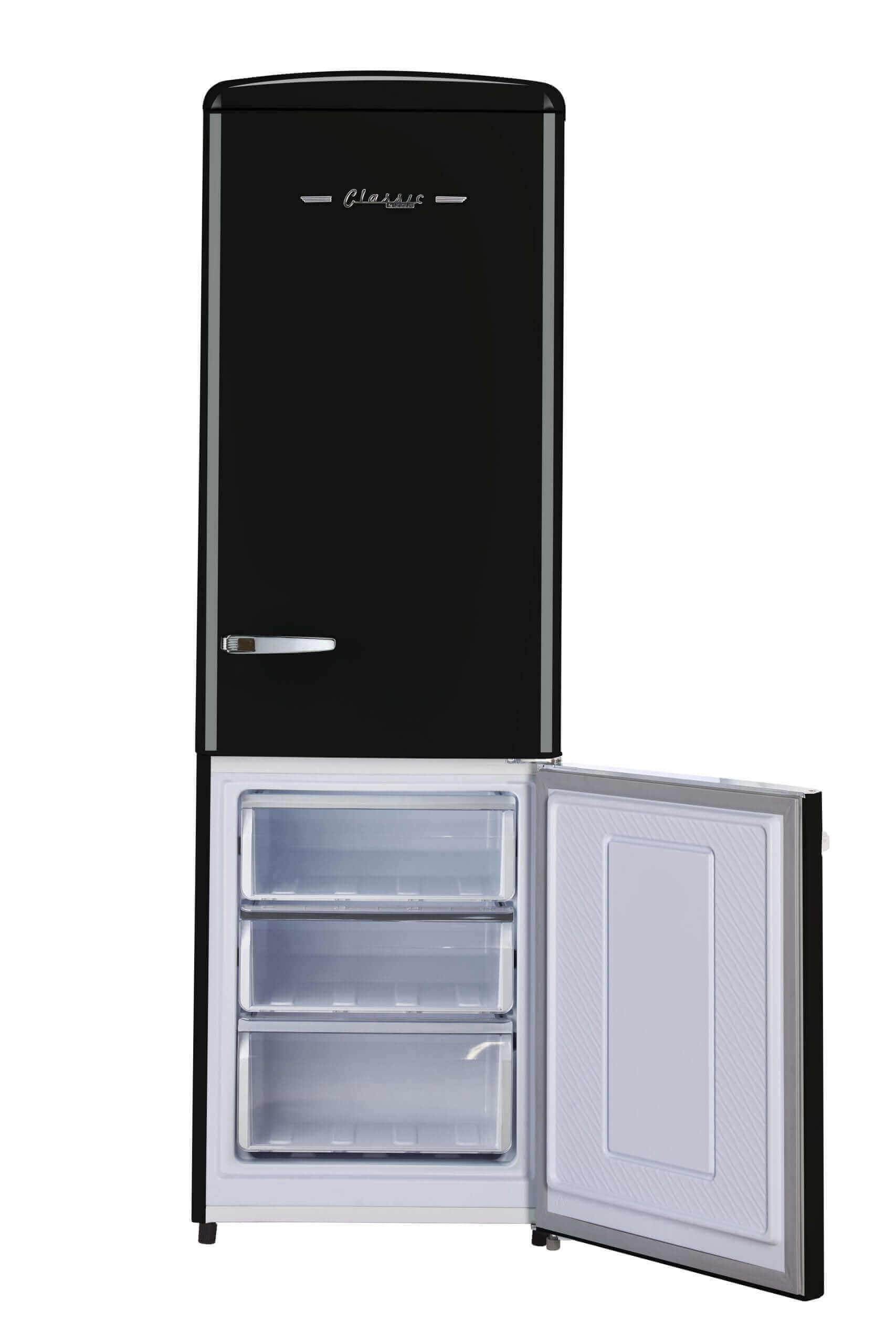Unique 12 Cu/Ft Classic Retro Electric Bottom Mount AC Refrigerator