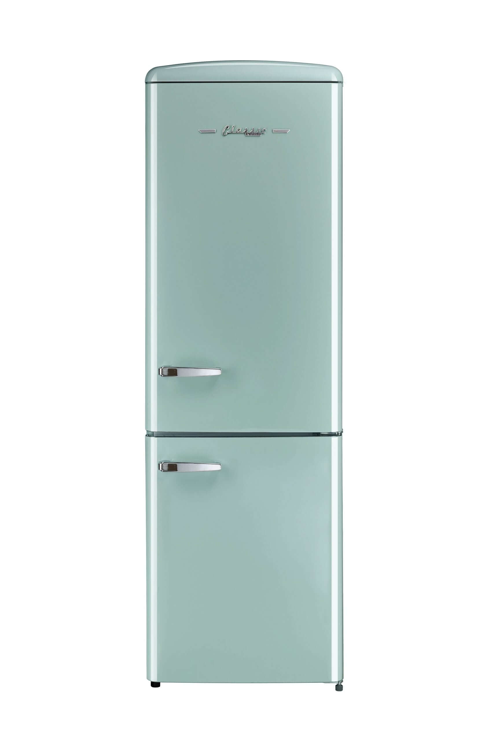 Unique 12 Cu/Ft Classic Retro Electric Bottom Mount AC Refrigerator