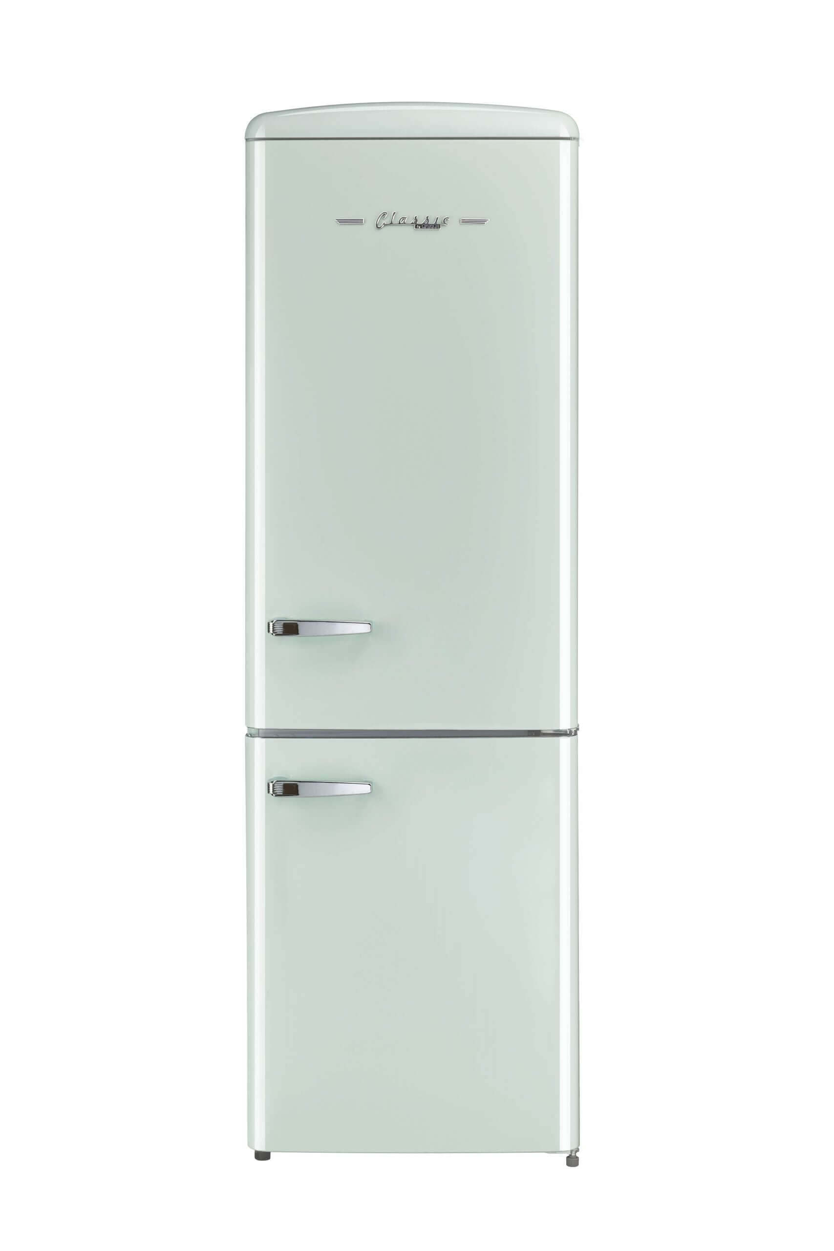 Unique 12 Cu/Ft Classic Retro Electric Bottom Mount AC Refrigerator
