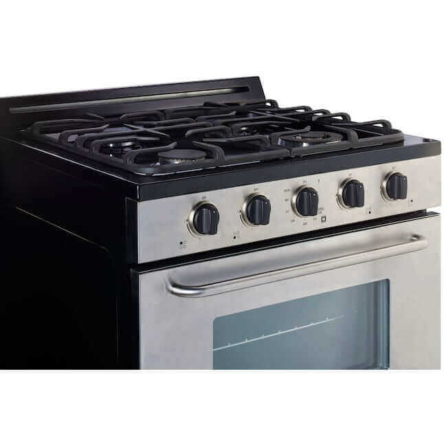 Unique 30" Propane Range (Battery Ignition) - Stainless Steel
