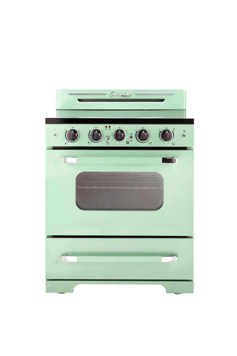 Unique 30" Classic Retro Electric Range With Convection Oven (SmoothTop)