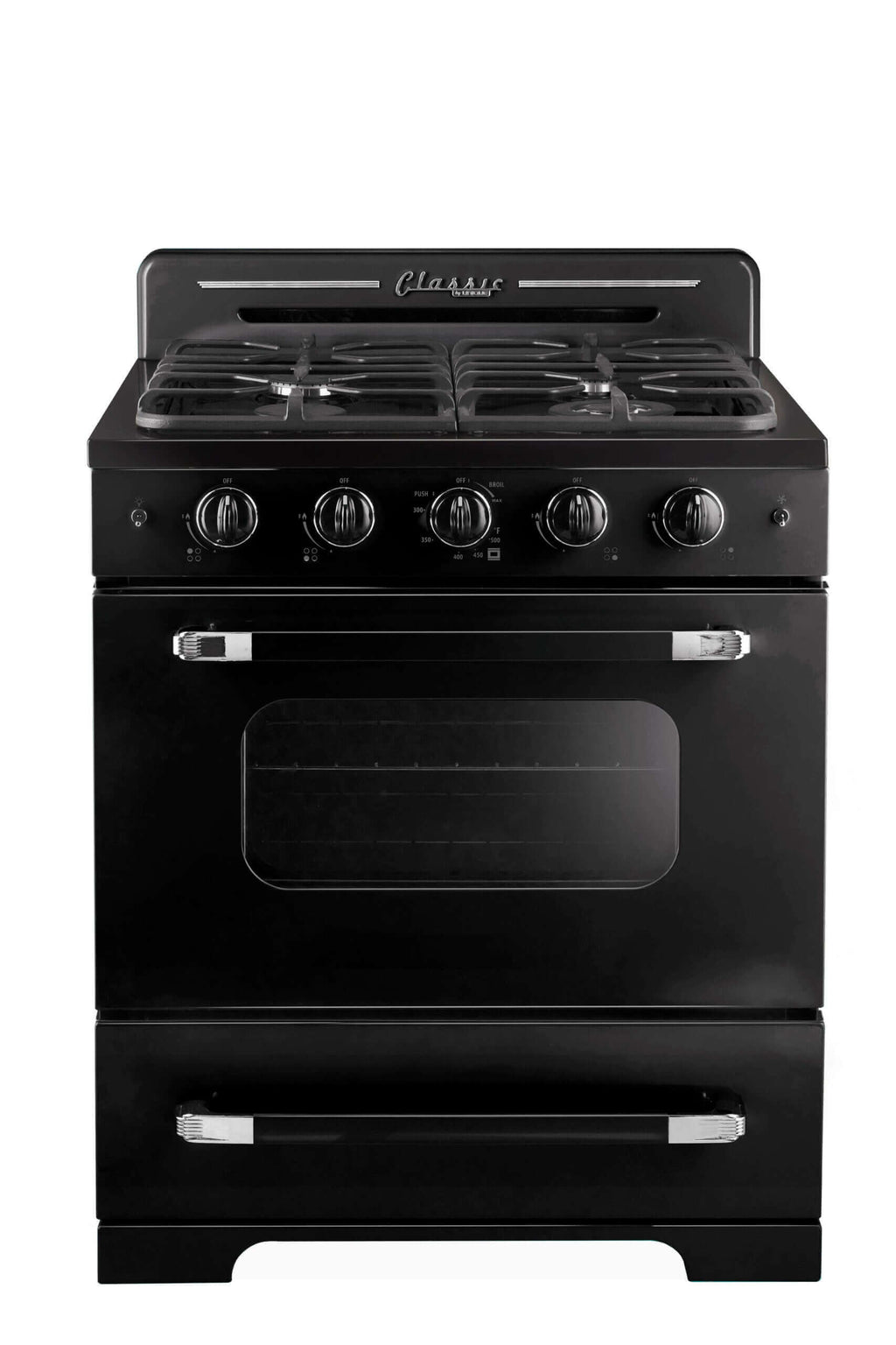 Unique 30" Classic Retro Convection Gas Range (Electronic Ignition)